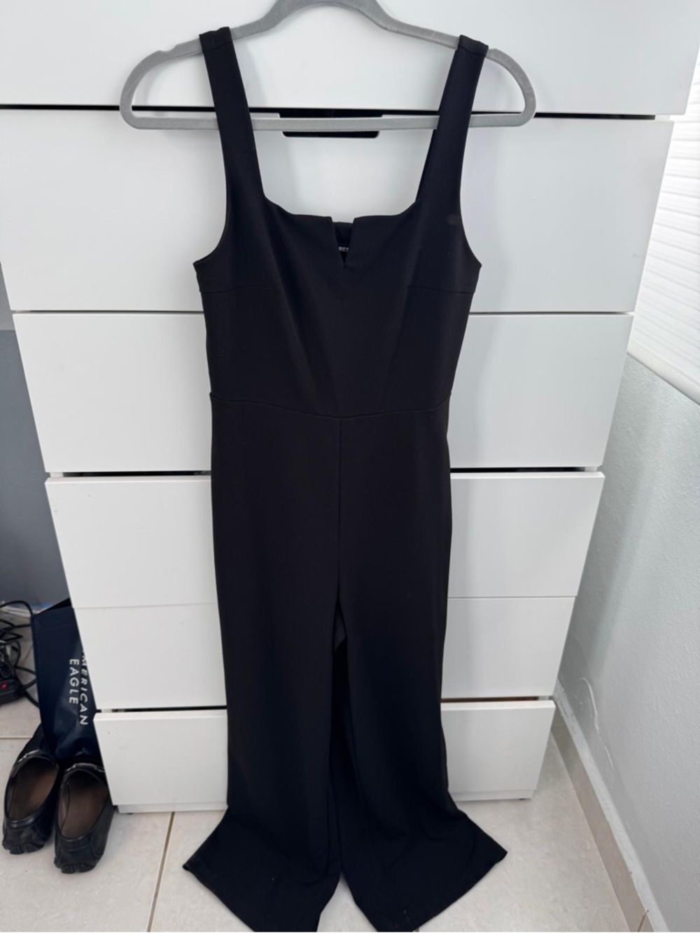 Express black wide leg size S jumpsuit
